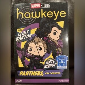 Marvel Hawkeye Funko Pop! Tee Box – Clint Barton & Kate Bishop – XL – New(F24)&